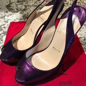 Christian Louboutin Prive Toe Pumps 100mm